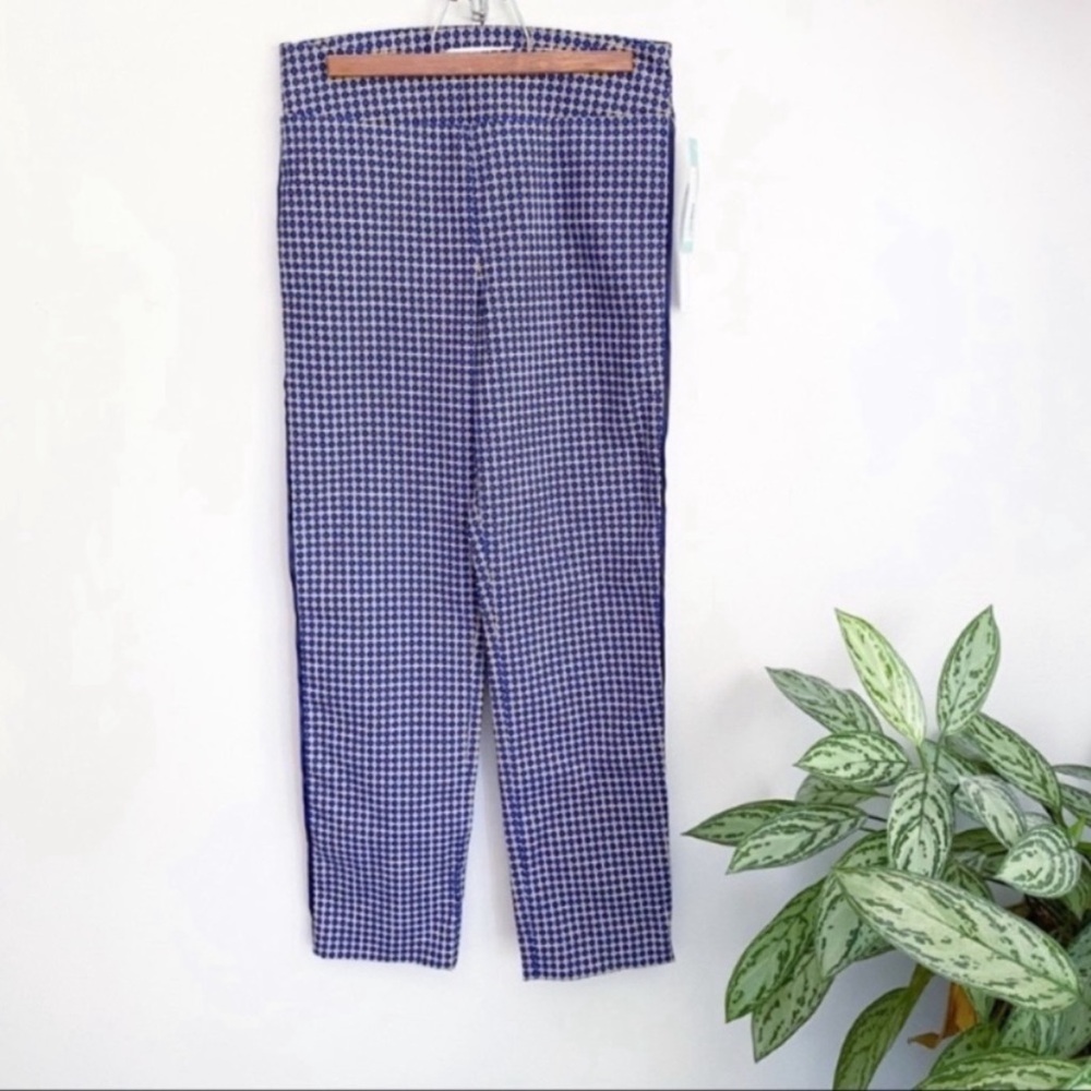Margaret M Ribbon Trim Stretch Slimming Pant